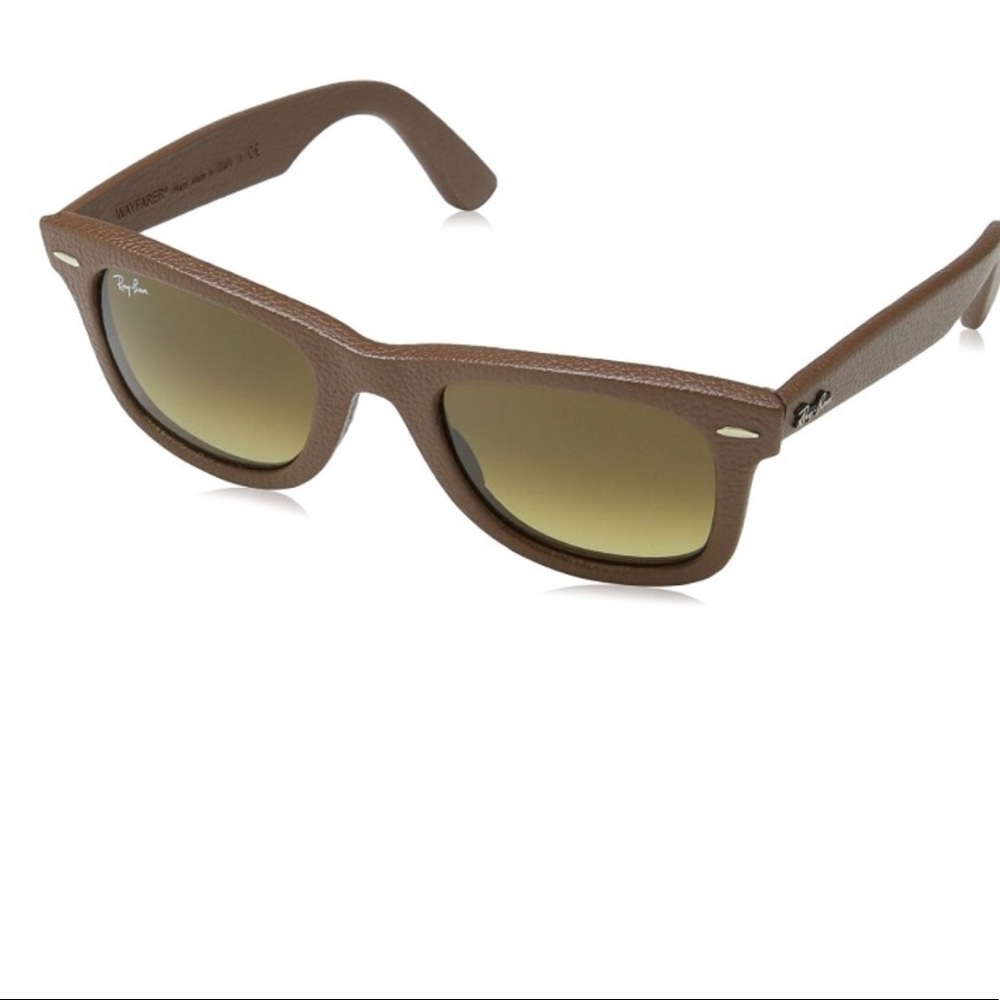 Ray-ban leather Sunglasses